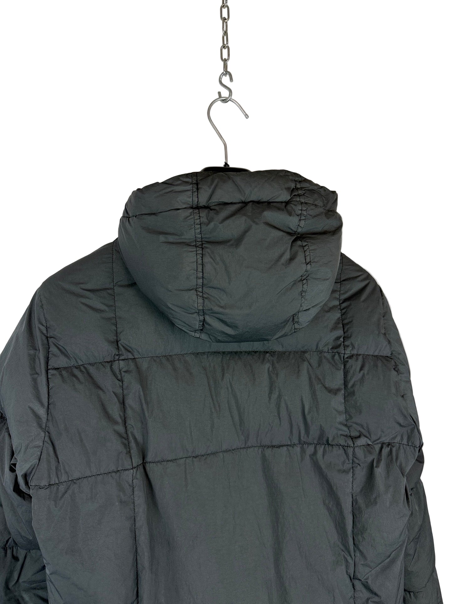 Giacca grigia Garment Dyed Crinkle Reps NY Down Stone Island - Taglia S