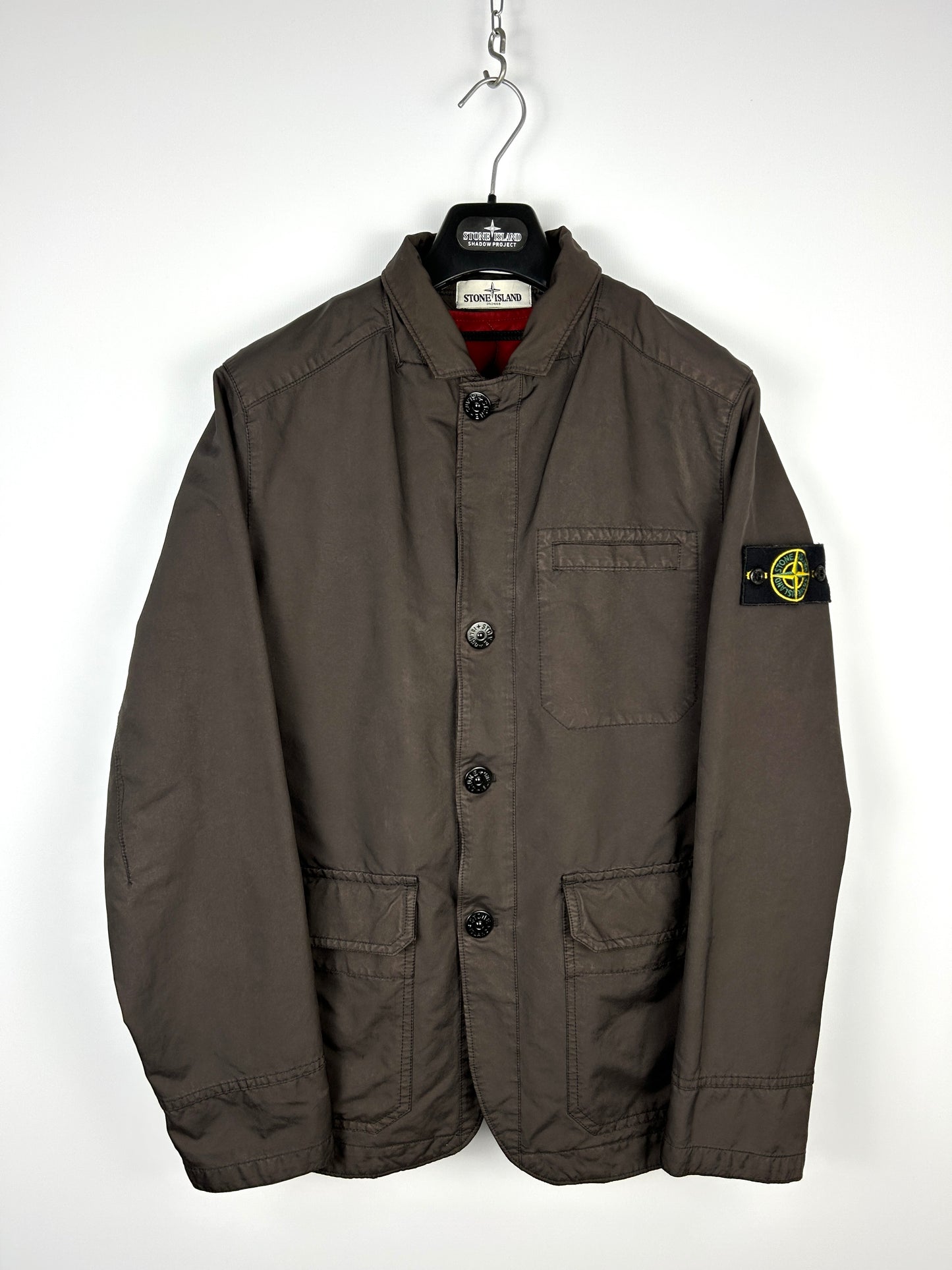 Giacca marrone David-TC Dutch rope liner Stone Island "30 anni" - Taglia M
