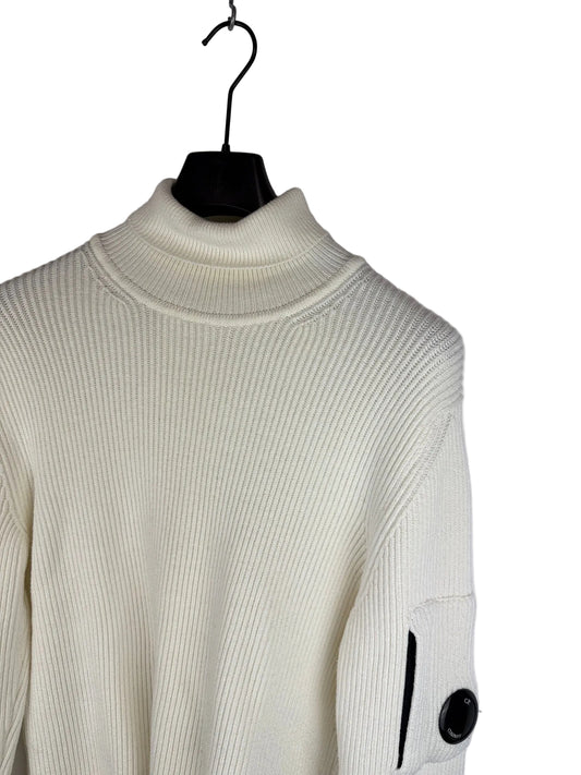 Maglione dolcevita bianco-panna C.P. Company - Taglia S