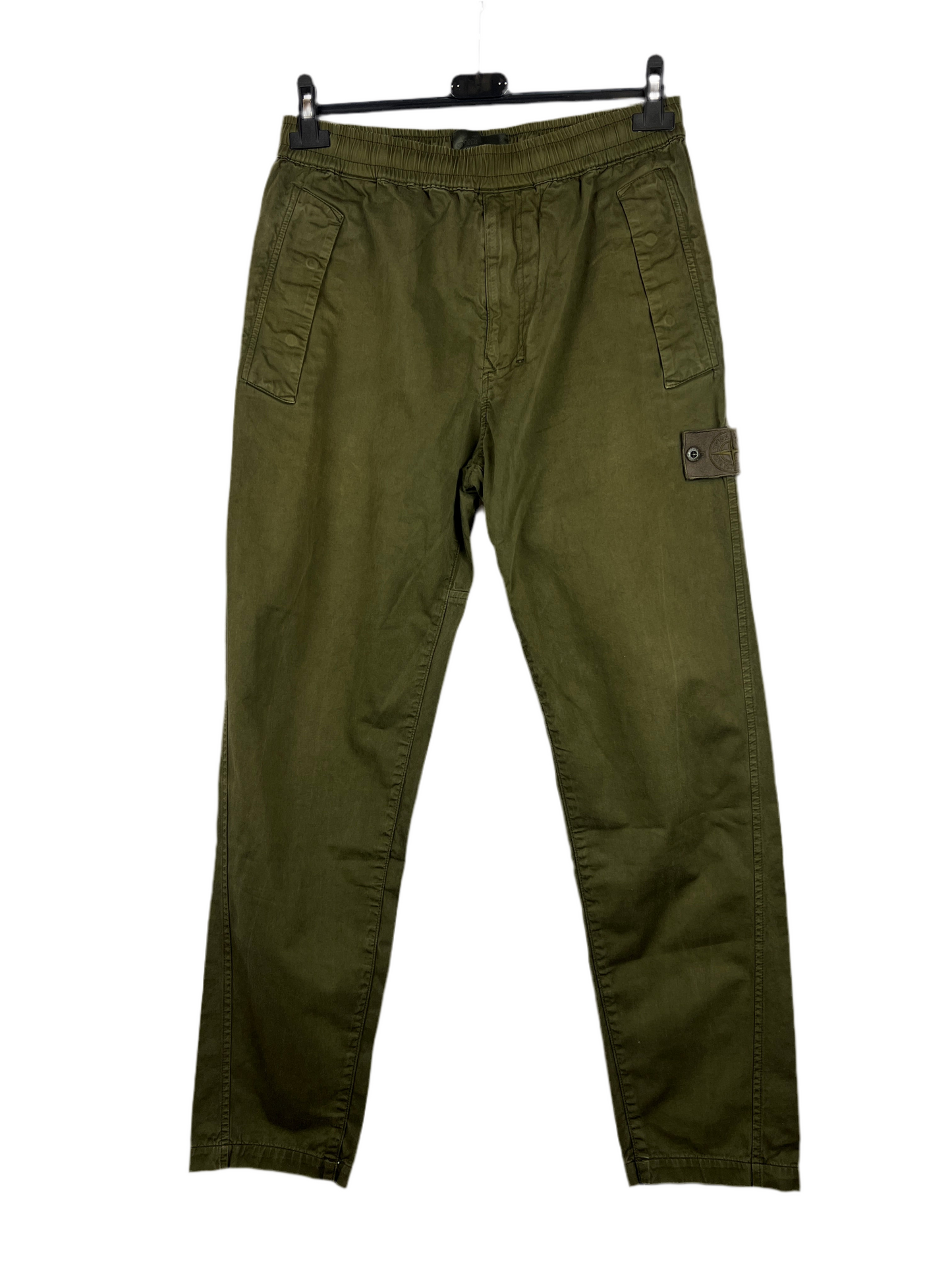 Olive green Ghost Stone Island cargo pants - Size W31