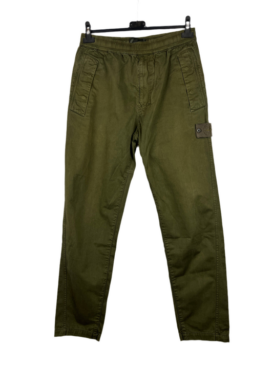 Pantaloni cargo verdi oliva Ghost Stone Island - Taglia 46
