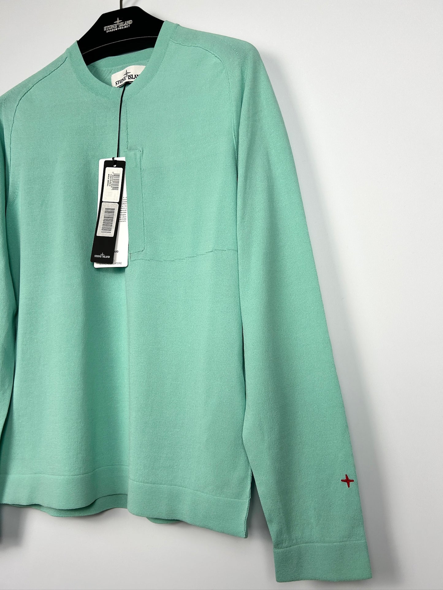 Maglione Marina verde menta Stone Island (nuovo con cartellino) - Taglia M