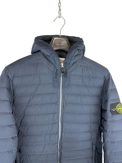 Giacca blu Loom Woven Down Chambers Stretch Nylon-TC Stone Island - Taglia M