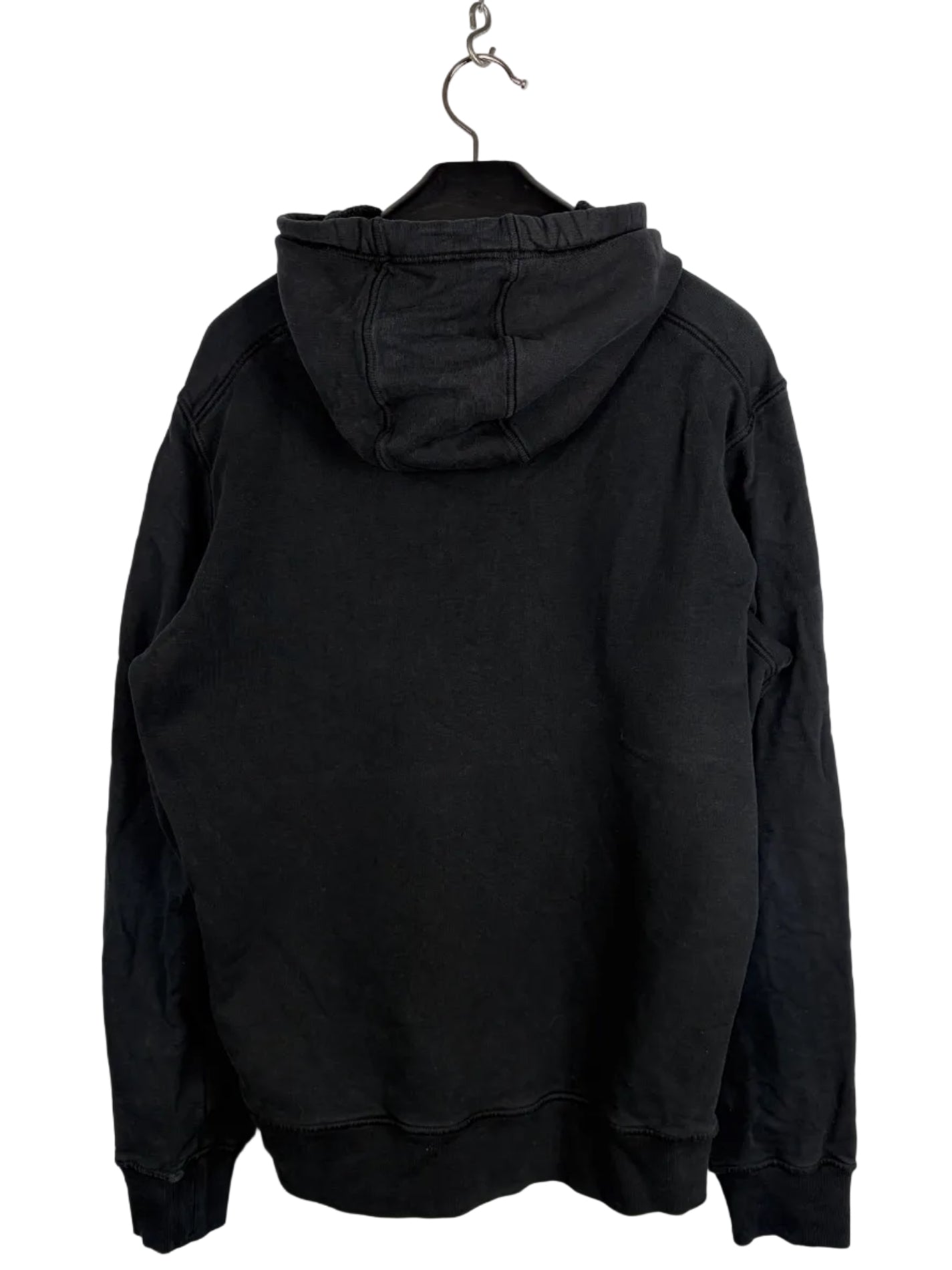 Felpa nera con cappuccio Stone Island - Taglia M