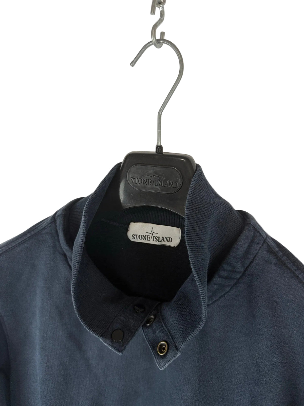 Felpa blu con collo alto Stone Island - Taglia S