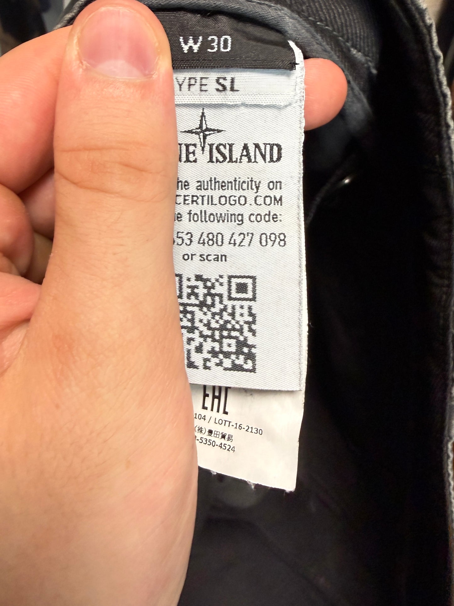 Pantaloncini grigi Stone Island Stellina - Taglia W30