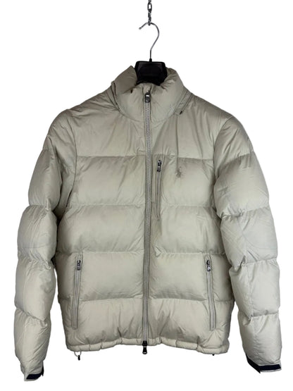 Polo Ralph Lauren Gorham Cream-White Puffer Jacket - Size S