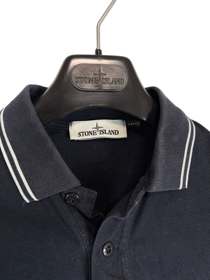 Polo blu Stone Island - Taglia M