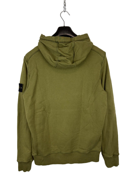 Felpa verde con cappuccio Stone Island (con cartellino) - Taglia M
