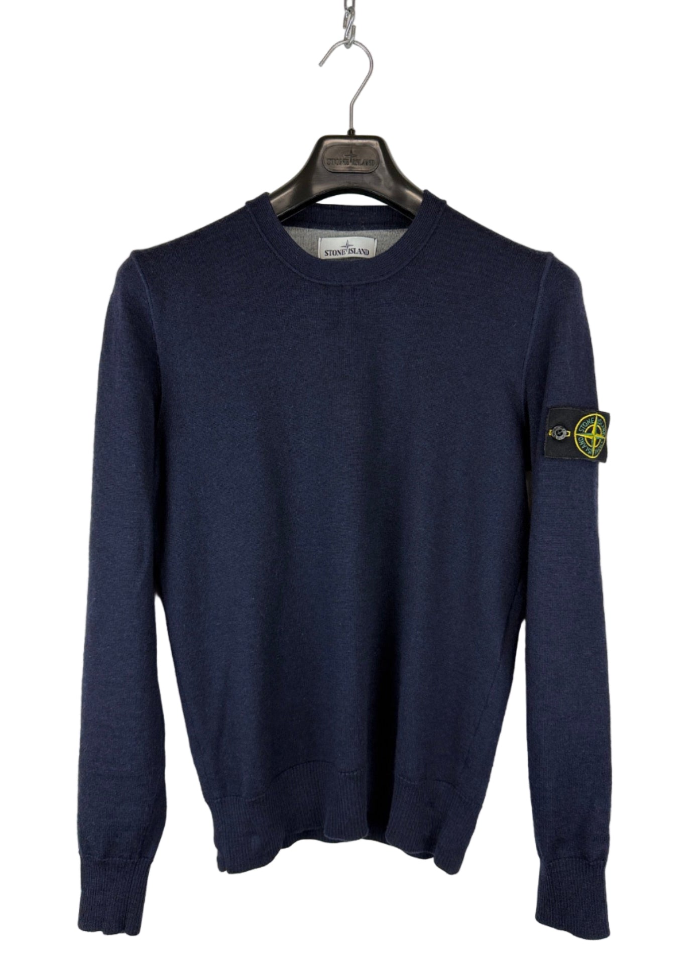 Maglione blu navy in lana Stone Island - Taglia M