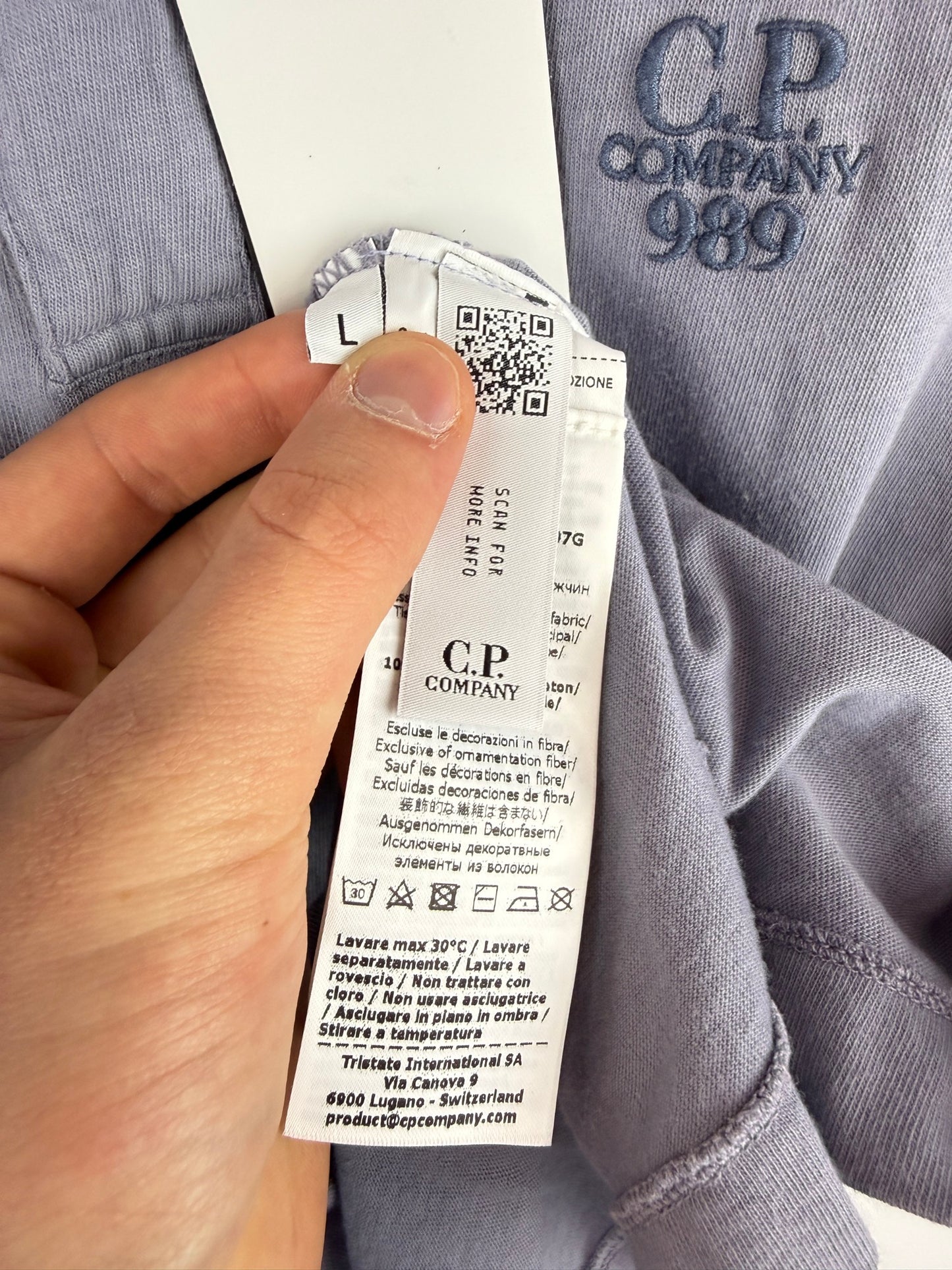 Polo viola C.P. Company (nuova con cartellino) - Taglia L