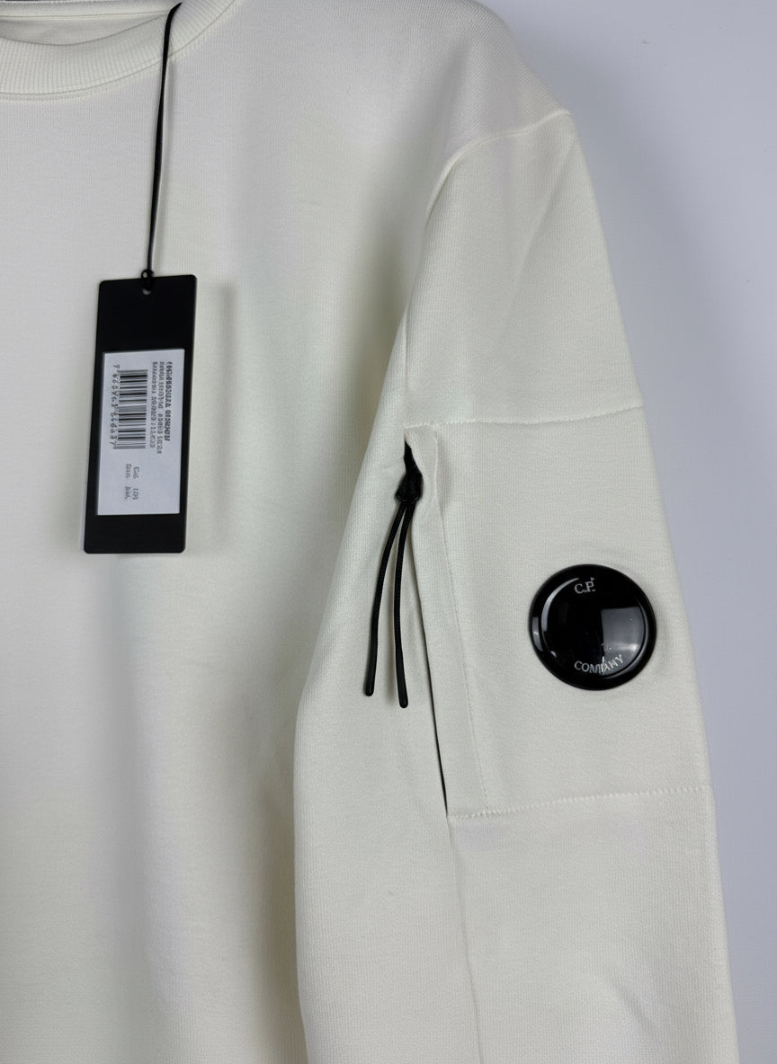 Felpa bianca C.P. Company (nuova con cartellino) - Taglia XXL