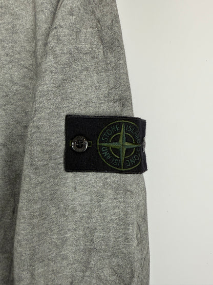 Felpa grigia con trattamento Dust Colour Stone Island - Taglia XL