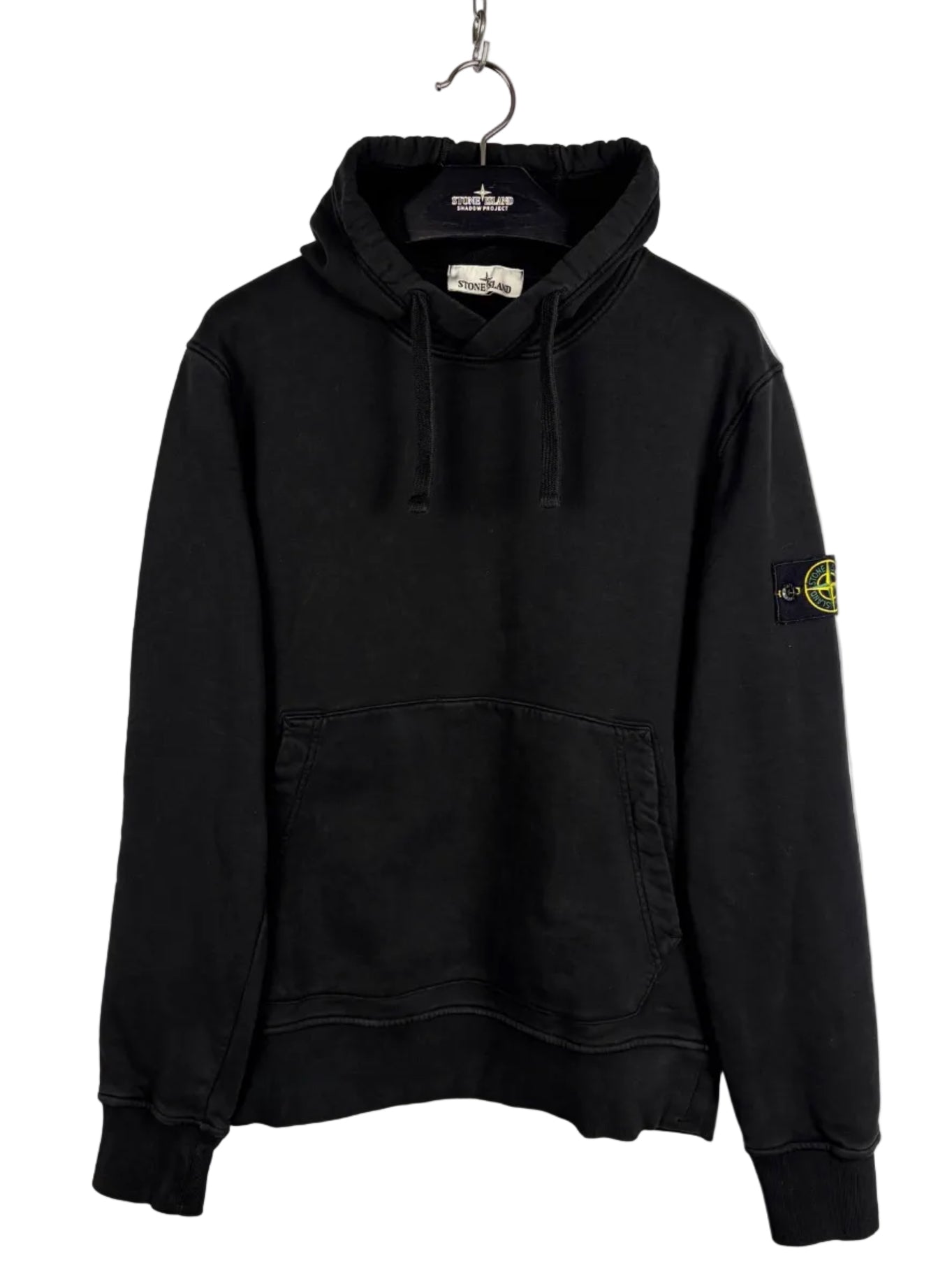 Felpa nera con cappuccio Stone Island 2025 - Taglia L