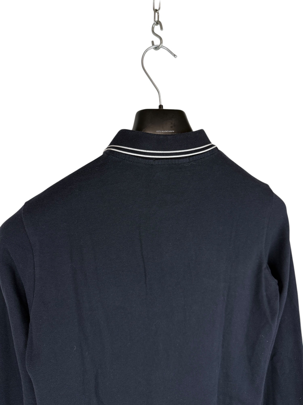 Stone Island Long-Sleeve Blue Polo Shirt - Junior Size (164cm, 14 Years)