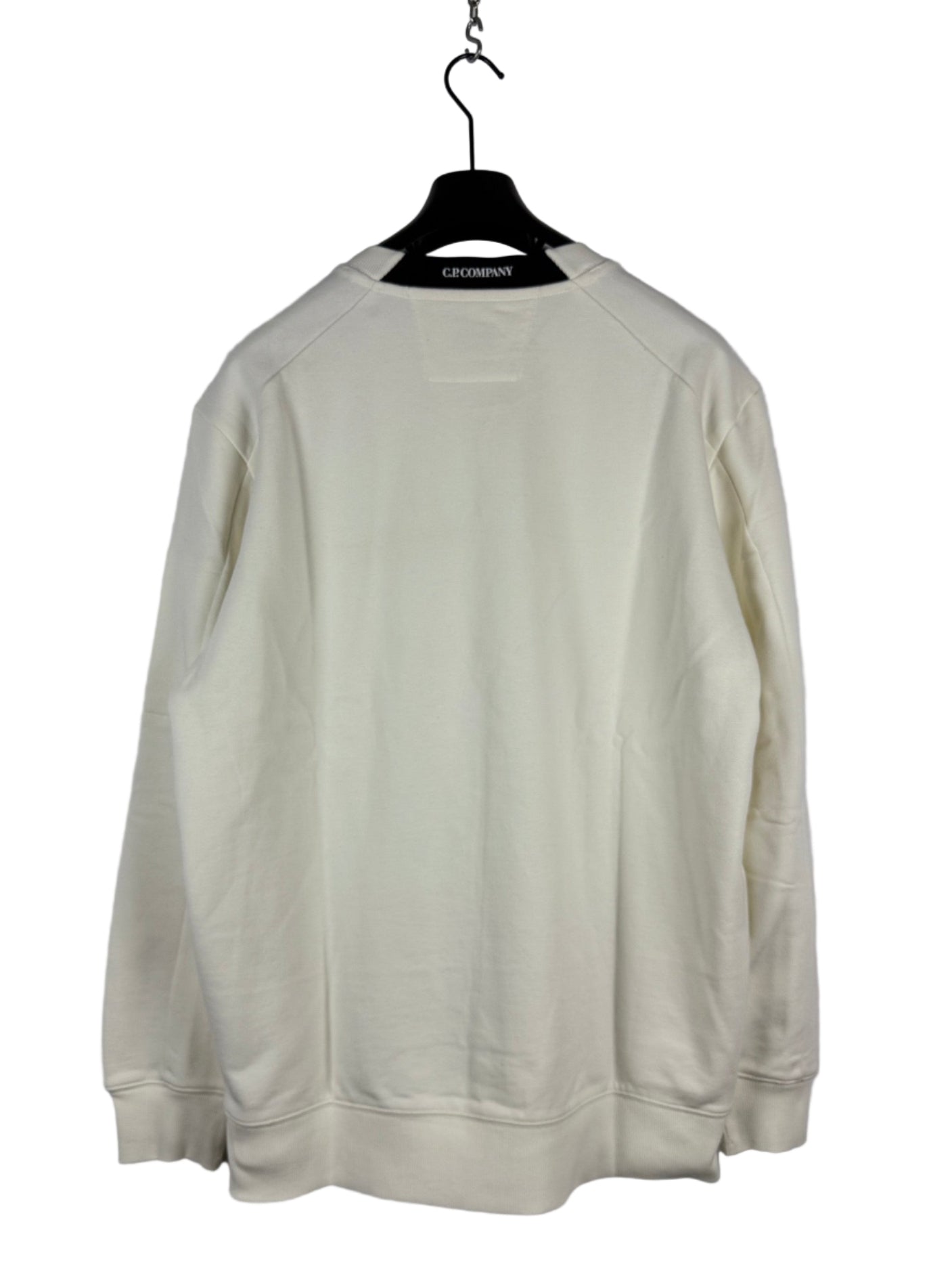 Felpa bianca C.P. Company (nuova con cartellino) - Taglia XXL