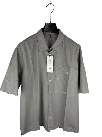 Camicia grigia con taschino sul petto C.P. Company (nuova con cartellino) - Taglia XXL
