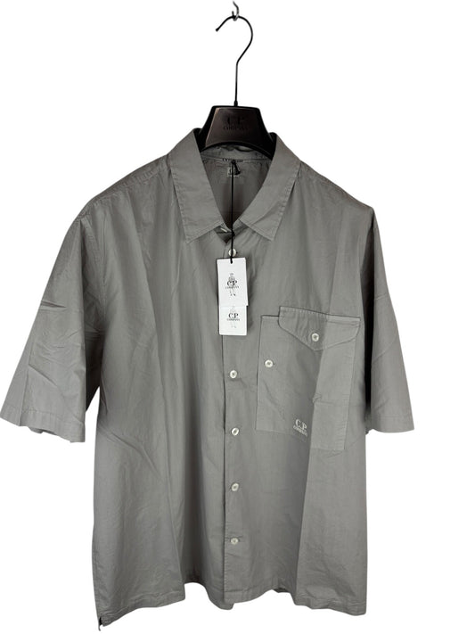 Camicia grigia con taschino sul petto C.P. Company (nuova con cartellino) - Taglia XXL