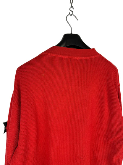 Maglione rosso Vintage Stone Island - Taglia L