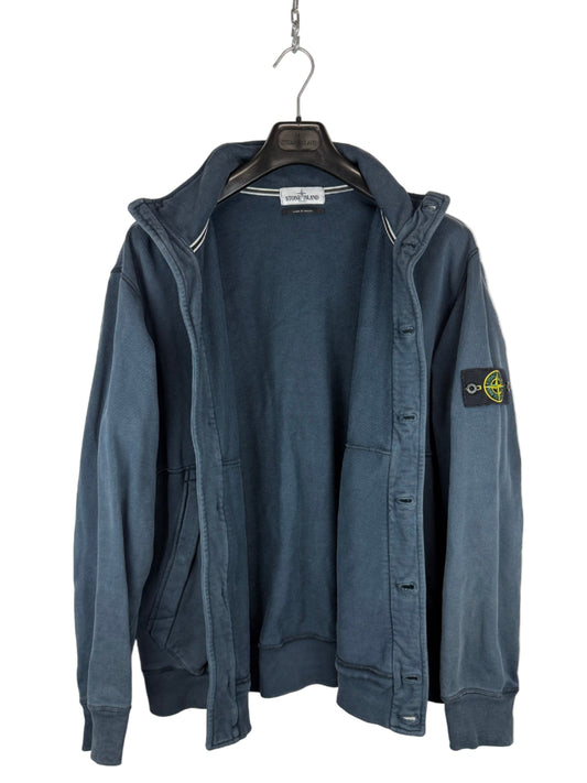 Cardigan blu con chiusura a bottoni Stone Island - Taglia 3XL