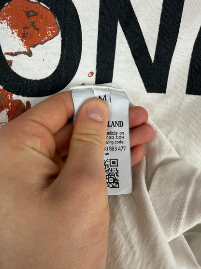 T-shirt bianca con stampa Stone Island - Taglia M
