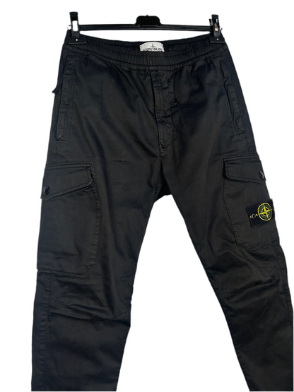 Pantaloni cargo neri Stone Island - Taglia W31