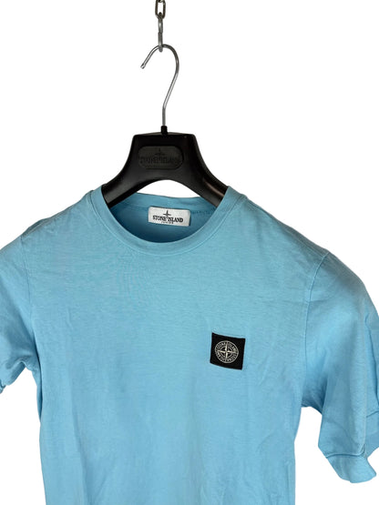 T-shirt azzurra Stone Island - Taglia Junior (12 anni, 156cm) - foto 2
