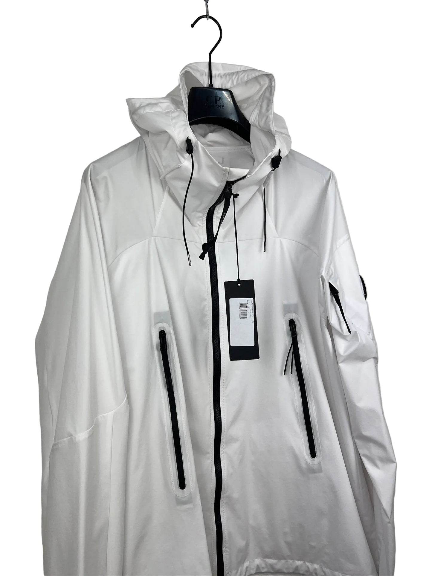 Giacca Pro-Tek bianca con chiusura a zip C.P. Company (nuova con cartellino) - Taglia XXL