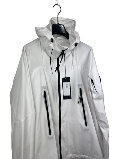 Giacca Pro-Tek bianca con chiusura a zip C.P. Company (nuova con cartellino) - Taglia XXL