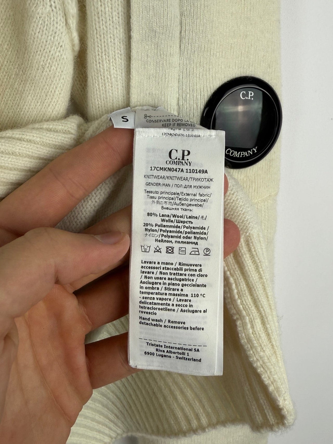 Maglione bianco C.P. Company - Taglia S