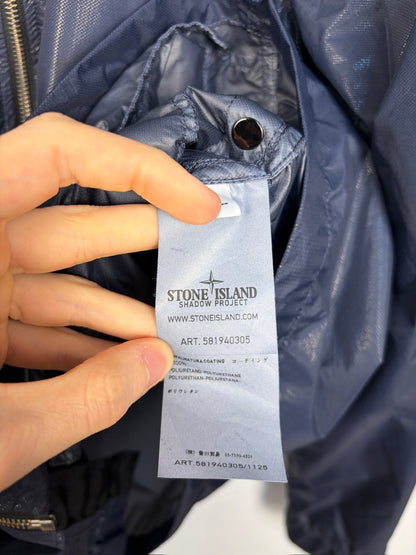 Giacca blu Solo-R Shadow Project Stone Island (nuova con cartellino) - Taglia L