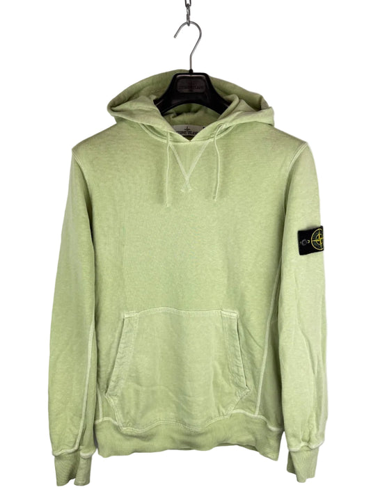 Felpa verde salvia con cappuccio Stone Island - Taglia M