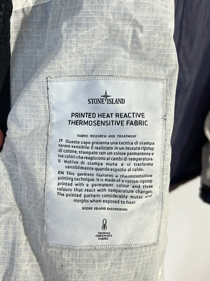 Giacca blu Stone Island Printed Heat Reactive Thermosensitive Fabric (nuova con cartellino) - Taglia L