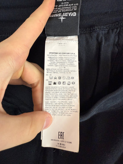 Pantaloni di tuta neri Stone Island - Taglia S