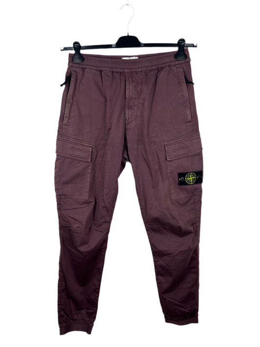 Pantaloni cargo viola Stone Island - Taglia W32