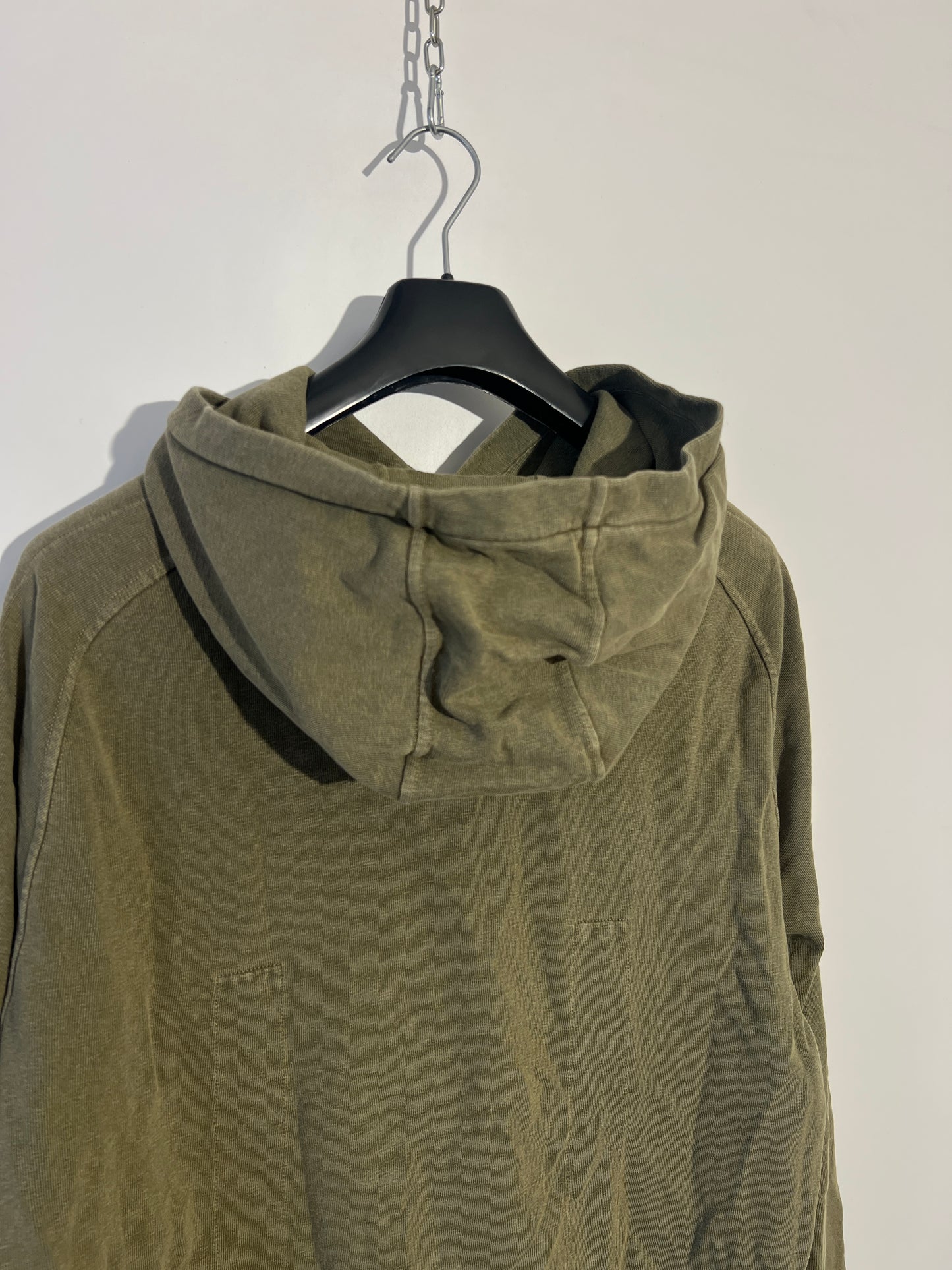 Felpa verde kaki con cappuccio Stone Island - Taglia XL