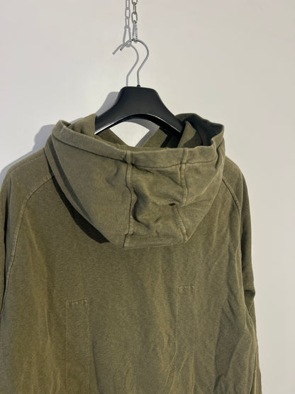 Felpa verde kaki con cappuccio Stone Island - Taglia XL