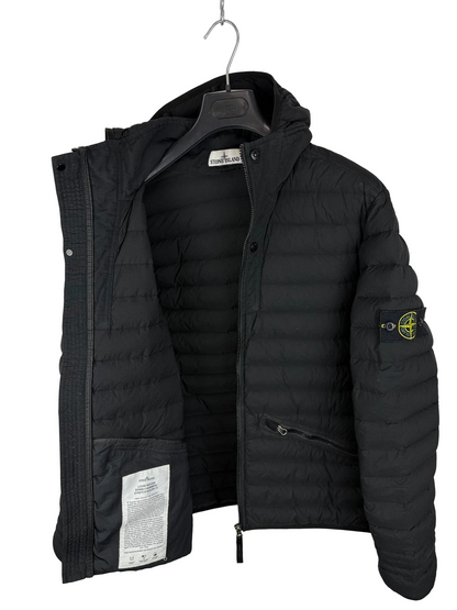 Giacca nera Loom Woven Down Chambers Stretch Nylon-TC Stone Island - Taglia M