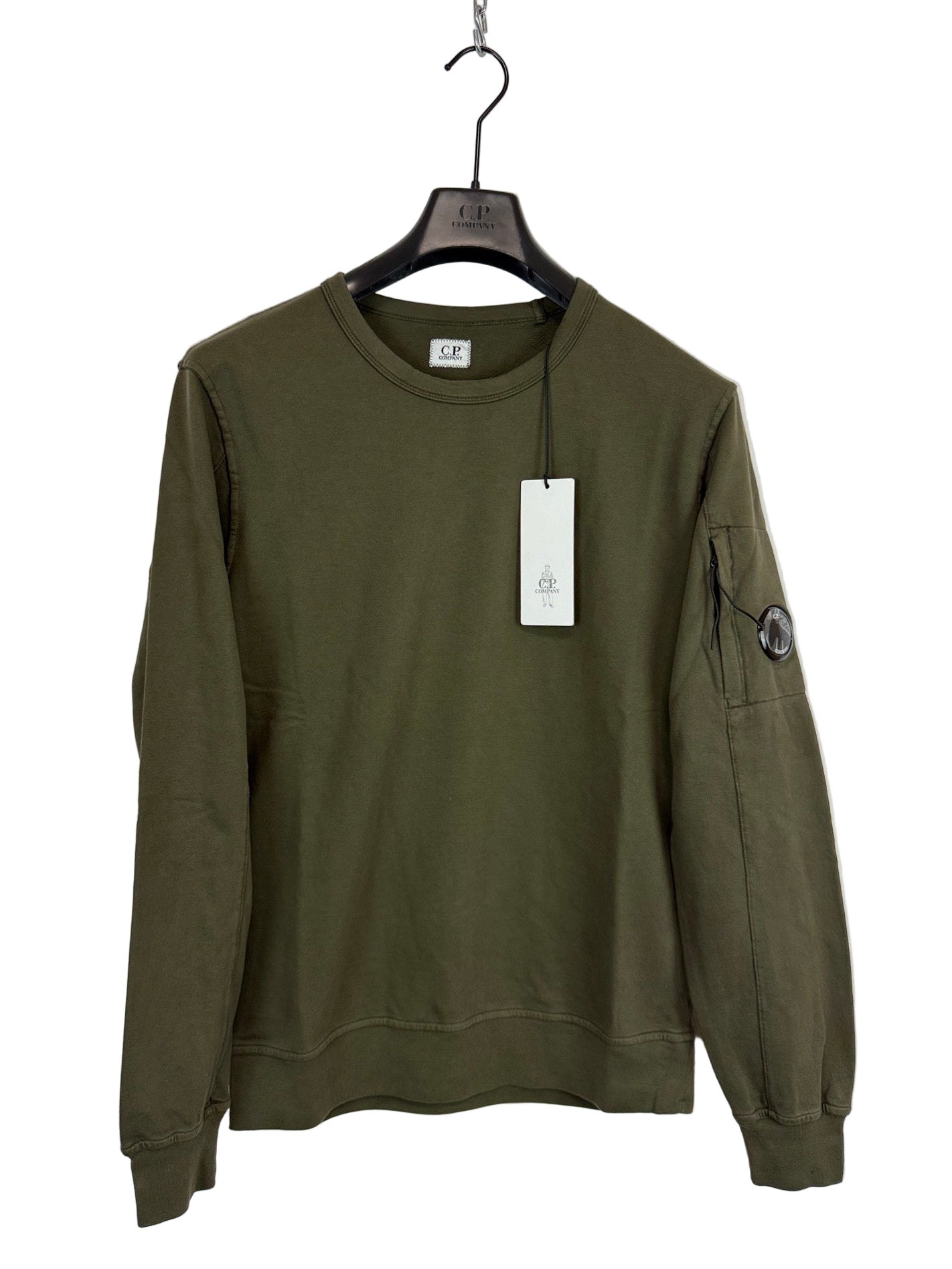 Felpa verde oliva C.P. Company (nuova con cartellino) - Taglia S