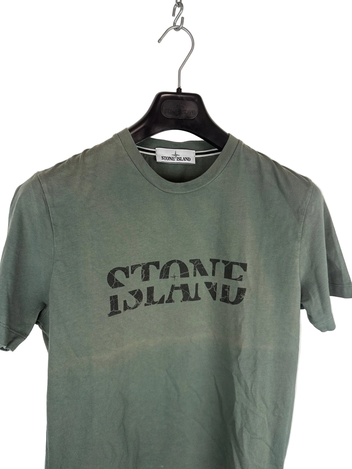 T-shirt verde Stone Island - Taglia L