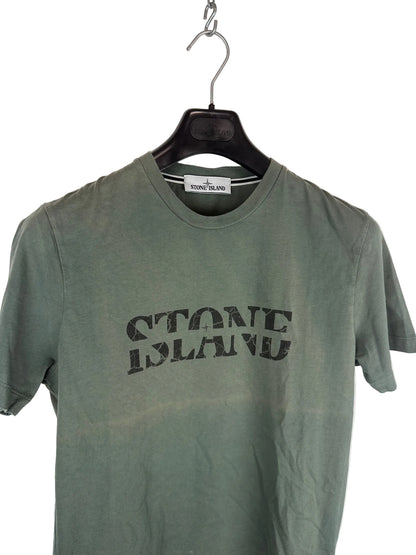 T-shirt verde Stone Island - Taglia L