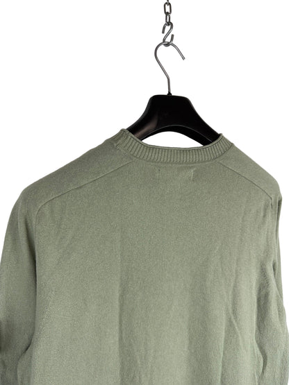 Maglione verde con strisce sui polsini Stone Island - Taglia XL