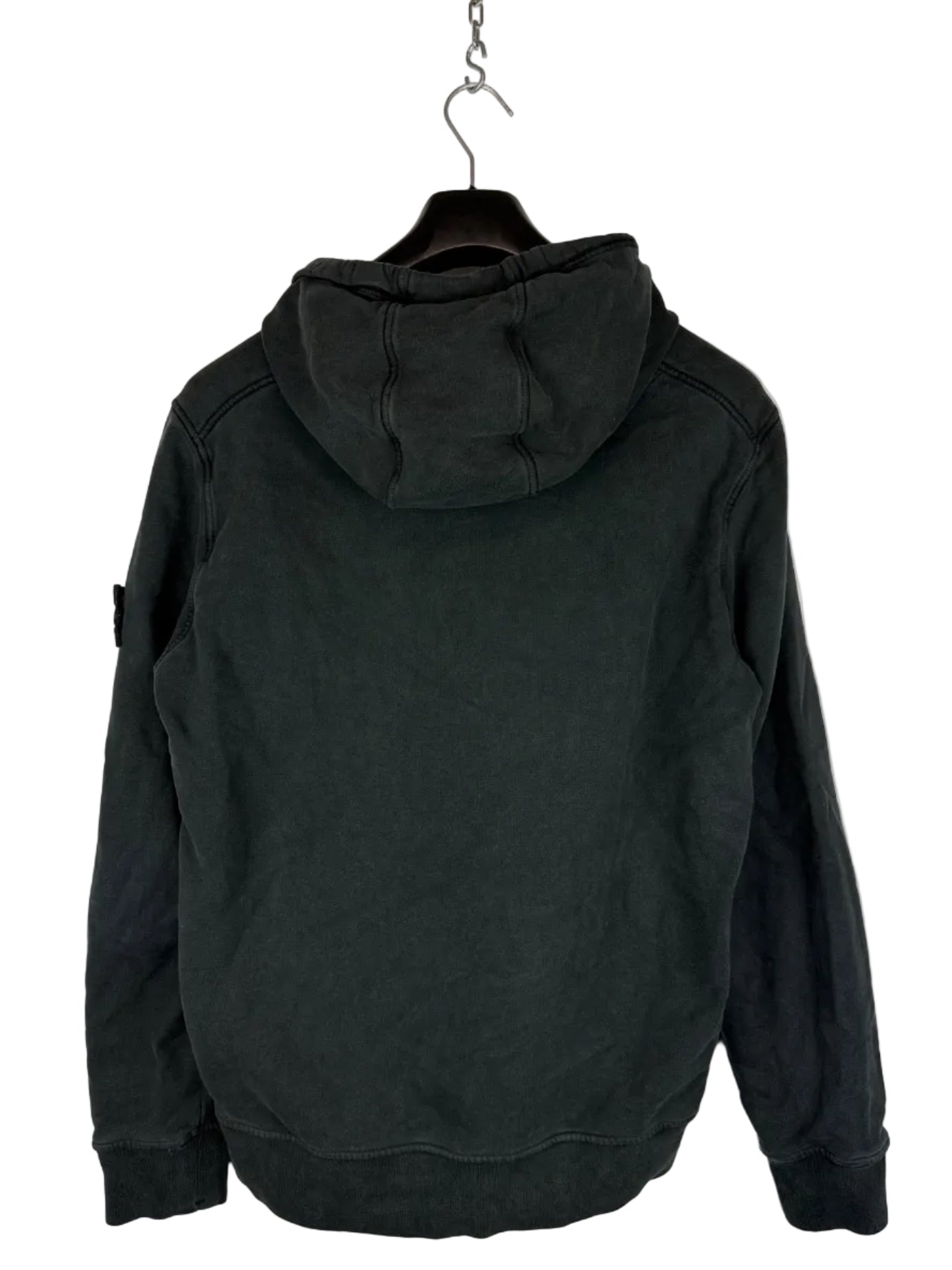 Felpa nera con cappuccio Stone Island - Taglia L