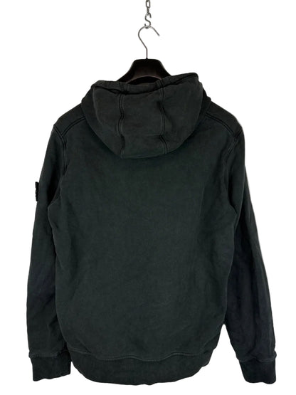 Felpa nera con cappuccio Stone Island - Taglia L