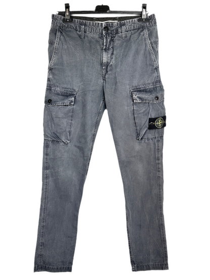 Pantaloni cargo blu Stone Island - Taglia W30