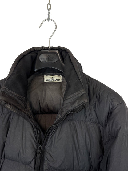 Giacca grigio scuro Garment Dyed Crinkle Reps NY Down Stone Island - Taglia M