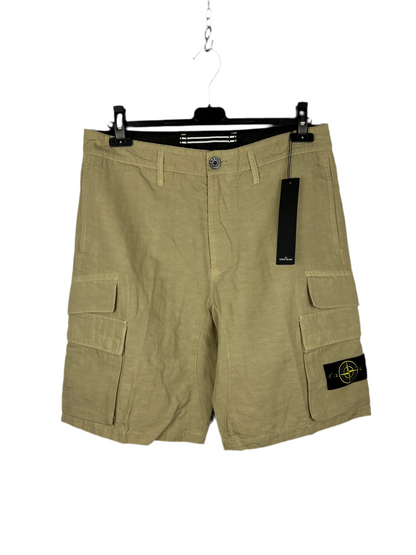 Pantaloncini cargo beige Stone Island (nuovi con cartellino) - Taglia W32