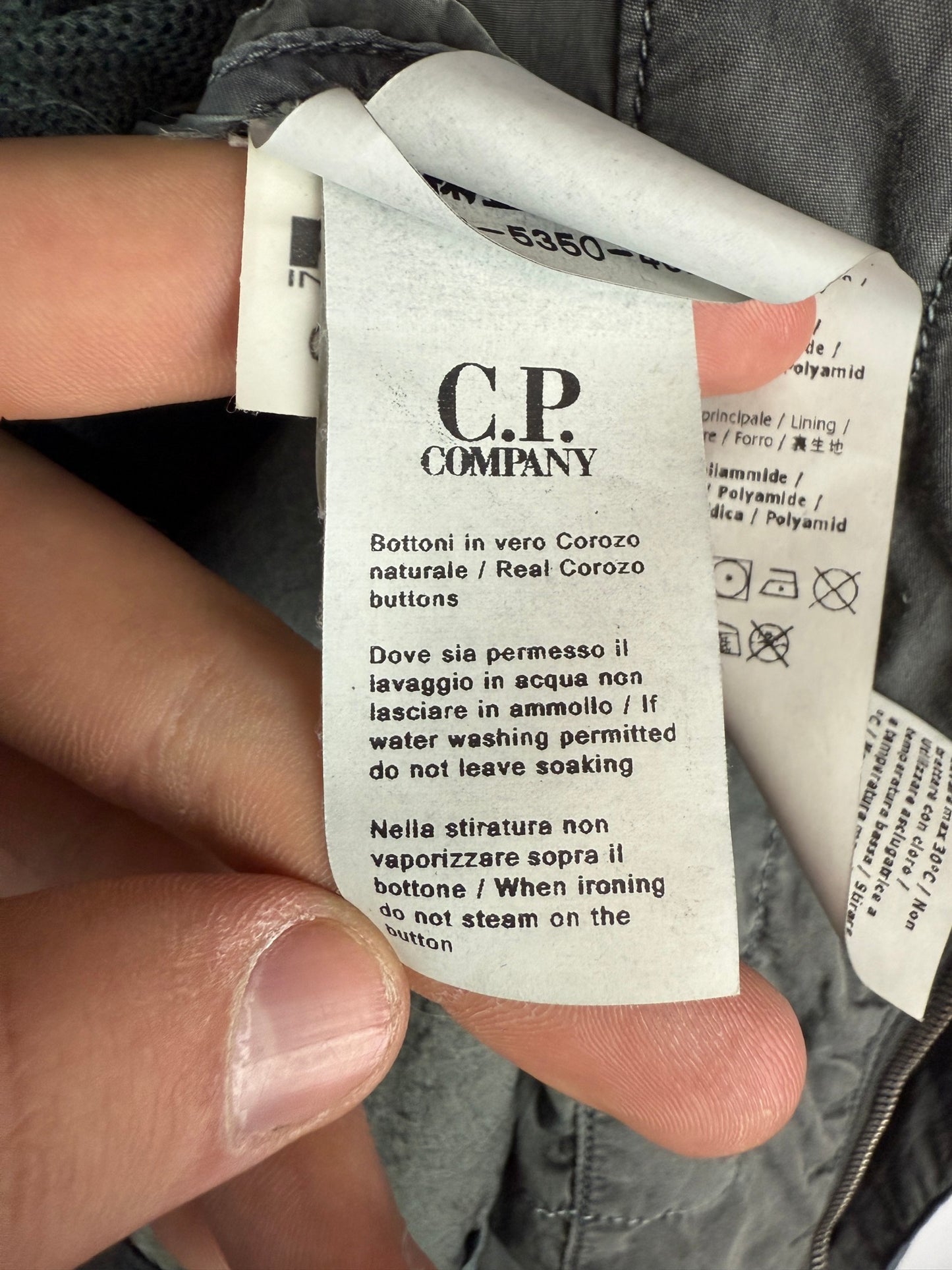 Giacca grigia in Nylon C.P. Company - Taglia M