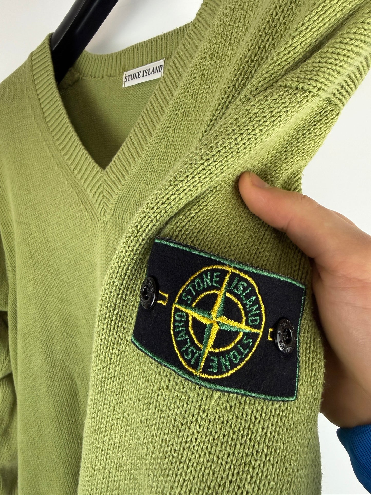 Maglione verde Vintage Stone Island - Taglia L