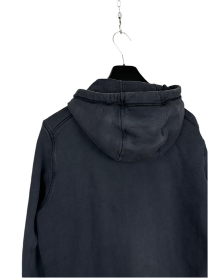 Felpa blu navy con zip e cappuccio Stone Island - Taglia S